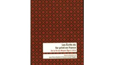 Les écrits du for privé en France