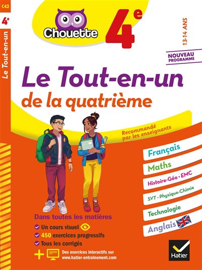 Francais Francais 4e 13-14 ans Collection Chouette 