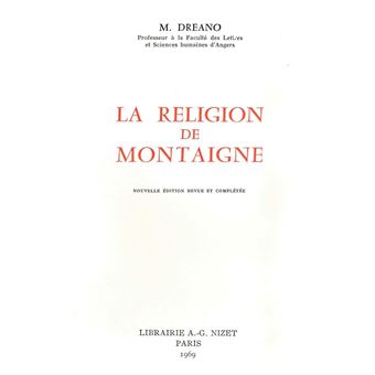 La Religion de Montaigne