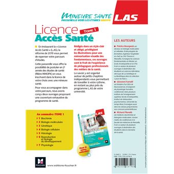 LAS - Licence Accès Santé - Tome 1 - 2e édition