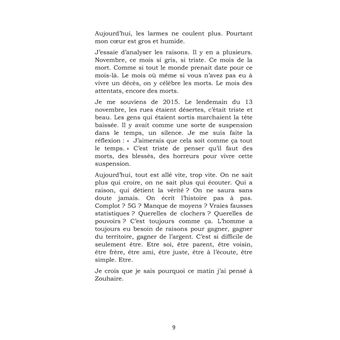 Novembre : un fait d'hiver