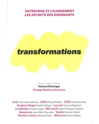 Transformations - Helmut Reisinger - broché