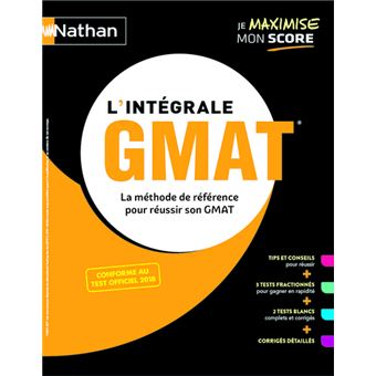 L'intégrale GMAT - Graduate Management Admission Test - 2022