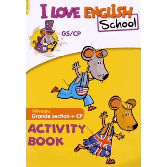  I love  English  school  GS CP Activity book broch  