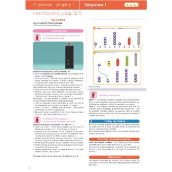 Les Noums CP - Méthode de maths - Cahier journal du professeur