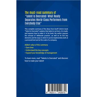 Summary: Talent Is Overrated