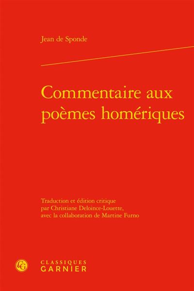Commentaire aux poèmes homériques