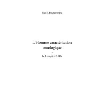 L'Homme caractérisation ontologique - Le Complexe CRN
