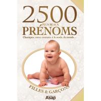 Les 2500 plus beaux prénoms