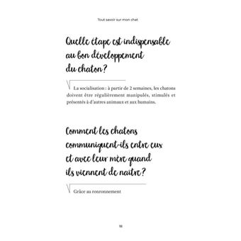 Tout savoir sur mon chat