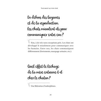 Tout savoir sur mon chat