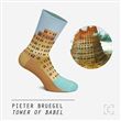 Chaussettes Curator Socks Pieter Bruegel Tower Of Babel