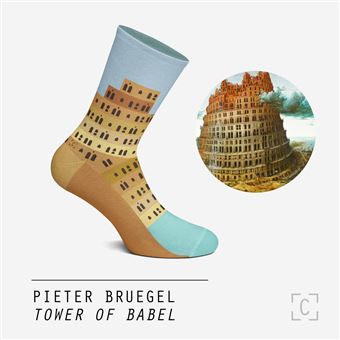 Chaussettes Curator Socks Pieter Bruegel Tower Of Babel