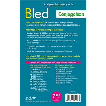 Bled Conjugaison | Hachette Éducation - Enseignants
