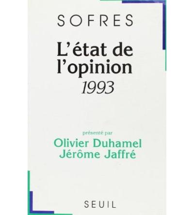 Etat de l'opinion 1993