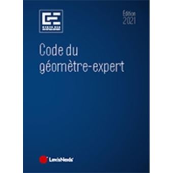 Code du geometre expert 2021