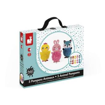 Coffret Créatif Pompons - 3 ans - Janod - Tetard et Nenuphar