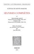 OEUVRES COMPLETES 4