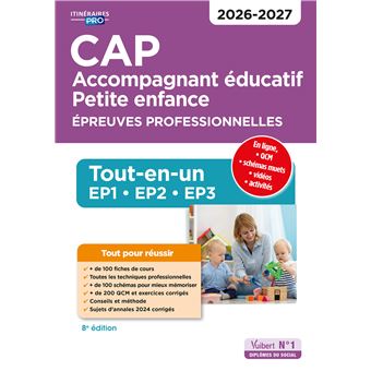 CAP Accompagnant éducatif Petite enfance - Épreuves professionnelles - EP1, EP2 et EP3