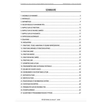Mathématiques 2nde