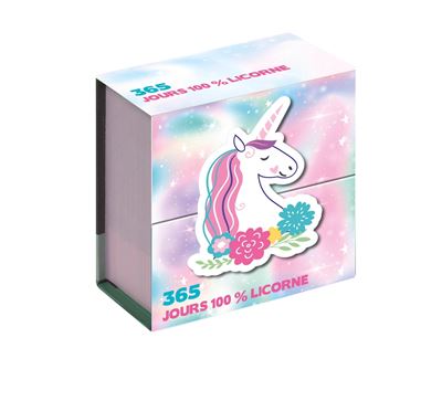 Mini calendrier - 365 jours 100% Licorne -  Collectif - cartonné