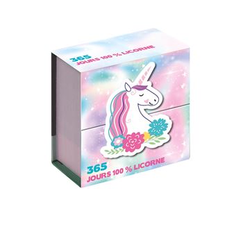 Mini calendrier - 365 jours 100% Licorne - cartonné - Collectif - Achat