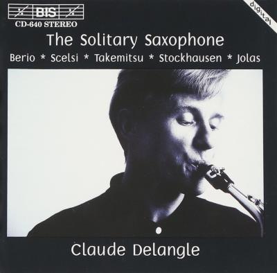 Solitary saxophone