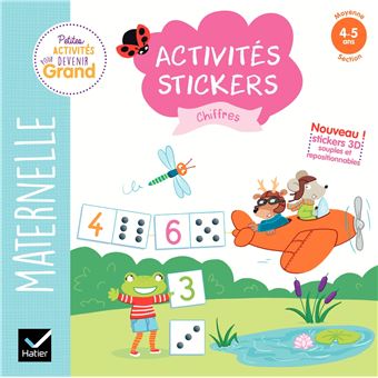 Activités stickers - Chiffres Moyenne section