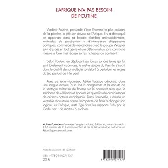 L'Afrique n'a pas besoin de Poutine