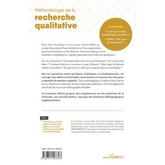 Méthodologie de la recherche qualitative