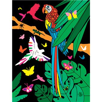 Les ateliers d'Antoine Guilloppé - Cartes à gratter animaux de la jungle - pochette avec accessoires