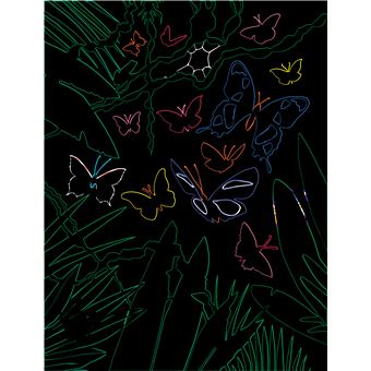 Les ateliers d'Antoine Guilloppé - Cartes à gratter animaux de la jungle - pochette avec accessoires