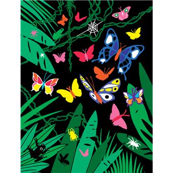 Les ateliers d'Antoine Guilloppé - Cartes à gratter animaux de la jungle - pochette avec accessoires