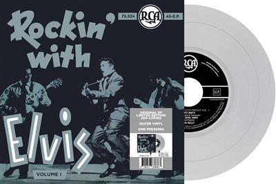 Culture Factory - Elvis Presley Argent Rockin' With Elvis Volume 1 Édition Limitée Vinyle