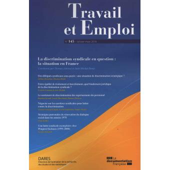 La discrimination syndicale en question:la situation en france - 1