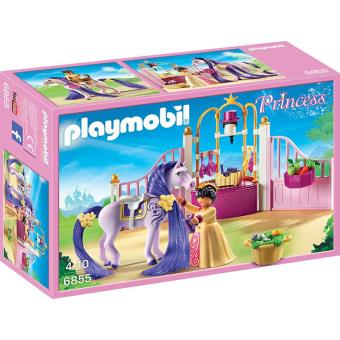 Playmobil Cheval Avec Poulain Doré