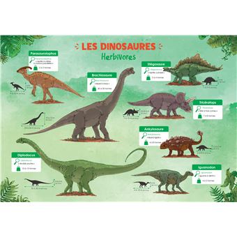 Les posters de l'école : Les Dinosaures