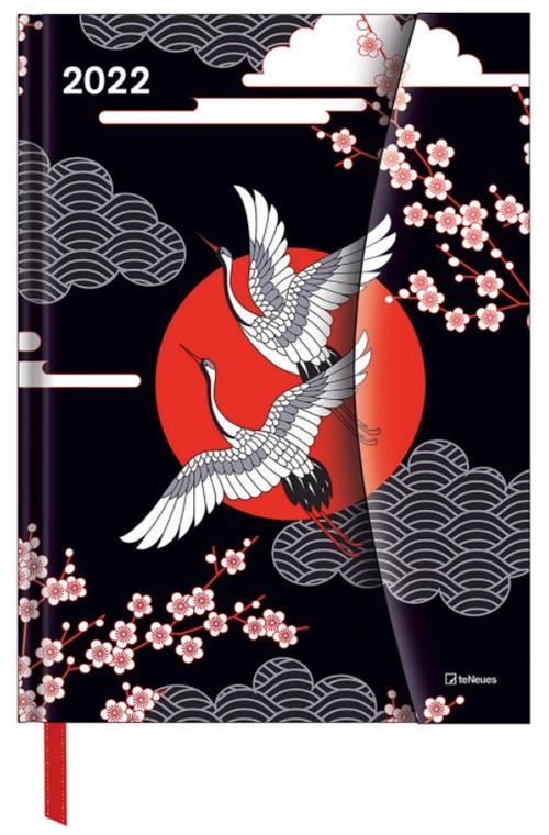 JAPANESE PAPERS 2022 LARGE MAGNETO DIARY, 16 X 22 CM