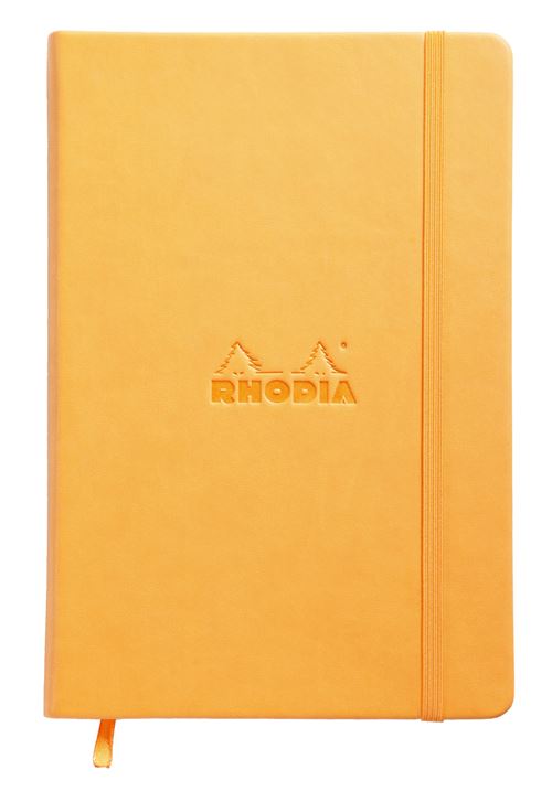 Carnet Rhodia WebNotebook A5 Dot 192 Pages Orange