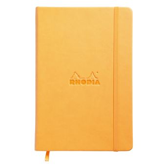 Carnet Rhodia WebNotebook A5 Dot 192 Pages Orange - Cahier Petit