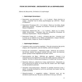 Animer des séances de sophrologie