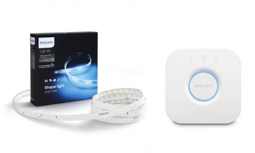 Ruban Lumineux Philips Hue Lighstrip Plus 2 M + Pont De Connexion Hue Bridge