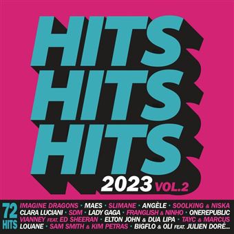 Hits Hits Hits 2023 Volume 2 : CD album en Slimane - Angèle : tous