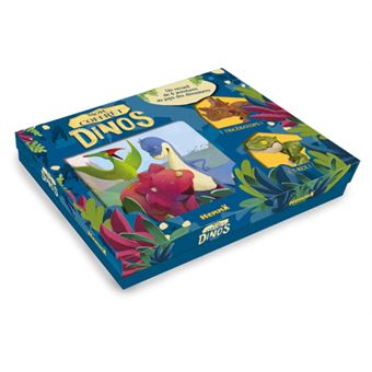 Mon coffret dinos - Un recueil de 6 aventures au pays des dinosaures - 1 Tricératops 1 T-Rex