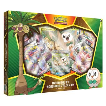 Coffret cartes Pokémon Brindibou et Noadkoko d'Alola