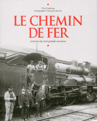 Le chemin de fer à travers la carte postale