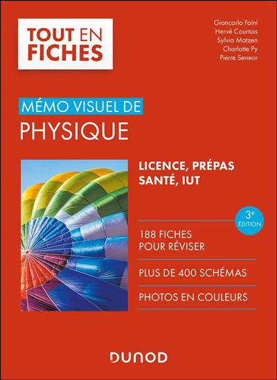 Mémo visuel de physique - 2e éd. - L'essentiel en fiches