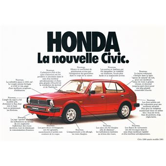 La Honda Civic de mon père