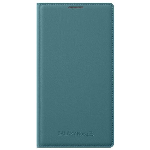 Etui Rabat Samsung pour Galaxy Note 3 (N9005), Turquoise