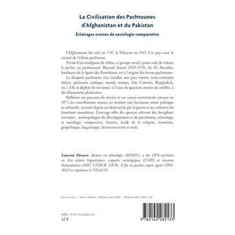 La civilisation des Pachtounes d'Afghanistan et du Pakistan